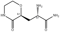 (S)-2-Amino-3-((S)-3-oxomorpholin-2-yl)propanamide 구조식 이미지