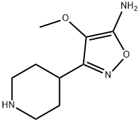 4-Methoxy-3-(4-piperidinyl)-5-isoxazolamine Structure