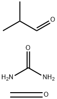 요소,포름알데히드및​​2-메틸프로판알을함유한중합체 구조식 이미지