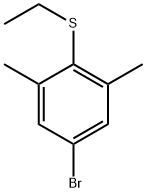 Benzene, 5-bromo-2-(ethylthio)-1,3-dimethyl- Structure