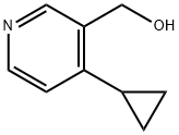 (4-Cyclopropylpyridin-3-yl)methanol 구조식 이미지