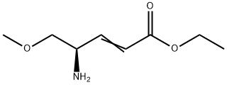 Ethyl (R)-4-amino-5-methoxypent-2-enoate Structure