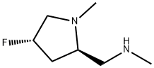 2-Pyrrolidinemethanamine, 4-fluoro-N,N-dimethyl-, (2R,4S)- Structure