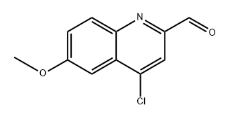 4-Chloro-6-methoxyquinoline-2-carbaldehyde Structure