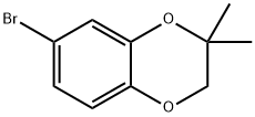 7-Bromo-2,2-dimethyl-2,3-dihydrobenzo[b][1,4]dioxine 구조식 이미지