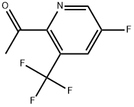 1-(5-Fluoro-3-(trifluoromethyl)pyridin-2-yl)ethan-1-one Structure