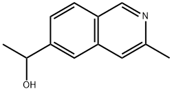 1-(3-Methylisoquinolin-6-yl)ethan-1-ol 구조식 이미지