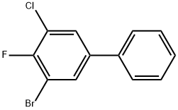 3-Bromo-5-chloro-4-fluoro-1,1'-biphenyl Structure