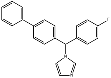 1-([1,1'-biphenyl]-4-yl(4-fluorophenyl)methyl)-1H-imidazole 구조식 이미지