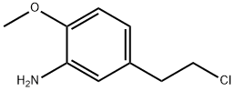 5-(2-Chloroethyl)-2-methoxyaniline 구조식 이미지