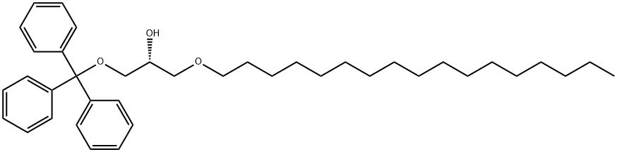 (R)-1-(Heptadecyloxy)-3-(trityloxy)propan-2-ol 구조식 이미지