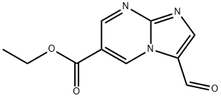 Ethyl 3-formylimidazo[1,2-a]pyrimidine-6-carboxylate 구조식 이미지