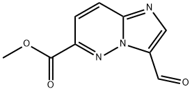 Methyl 3-formylimidazo[1,2-b]pyridazine-6-carboxylate 구조식 이미지