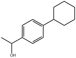 Benzenemethanol, 4-cyclohexyl-α-methyl- Structure