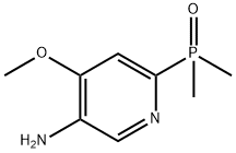 (5-Amino-4-methoxypyridin-2-yl)dimethylphosphine oxide 구조식 이미지