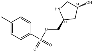 ((2S,4R)-4-Hydroxypyrrolidin-2-yl)methyl 4-methylbenzenesulfonate Structure