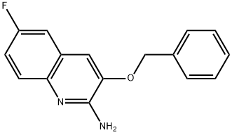 3-(benzyloxy)-6-fluoroquinolin-2-amine Structure