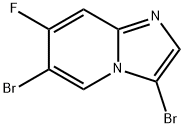 3,6-Dibromo-7-fluoroimidazo[1,2-a]pyridine Structure