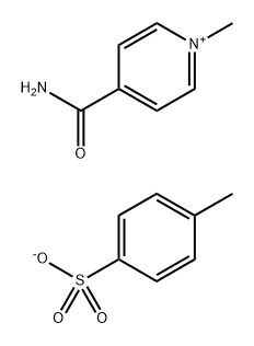 4-(Aminocarbonyl)-1-methylpyridiniumsalt Structure