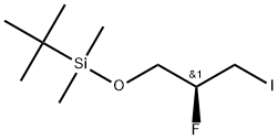 (S)-tert-Butyl(2-fluoro-3-iodopropoxy)dimethylsilane Structure