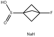 3-Fluorobicyclo[1.1.1]pentane-1-sulfinate (sodium) Structure