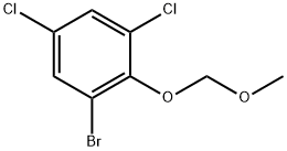 1-Bromo-3,5-dichloro-2-(methoxymethoxy)benzene Structure