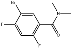 5-Bromo-2,4-difluoro-N,N-dimethylbenzamide Structure