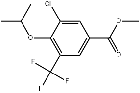 Methyl 3-chloro-4-isopropoxy-5-(trifluoromethyl)benzoate Structure