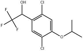 1-(2,5-Dichloro-4-isopropoxyphenyl)-2,2,2-trifluoroethanol Structure