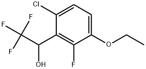 1-(6-Chloro-3-ethoxy-2-fluorophenyl)-2,2,2-trifluoroethanol Structure