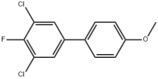 3,5-Dichloro-4-fluoro-4'-methoxy-1,1'-biphenyl Structure