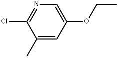 2-Chloro-5-ethoxy-3-methylpyridine Structure