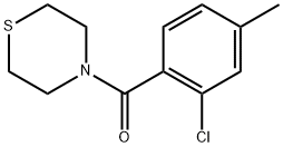 (2-Chloro-4-methylphenyl)(thiomorpholino)methanone Structure