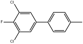 3,5-Dichloro-4-fluoro-4'-methyl-1,1'-biphenyl Structure