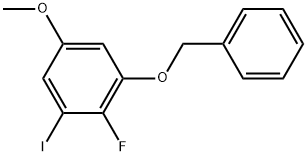 1-(Benzyloxy)-2-fluoro-3-iodo-5-methoxybenzene Structure