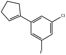 1-chloro-3-(cyclopent-1-en-1-yl)-5-fluorobenzene Structure