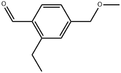 2-ethyl-4-(methoxymethyl)benzaldehyde Structure