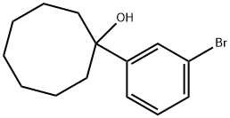 1-(3-bromophenyl)cyclooctanol Structure