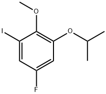 5-Fluoro-1-iodo-3-isopropoxy-2-methoxybenzene Structure