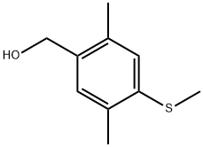 (2,5-Dimethyl-4-(methylthio)phenyl)methanol Structure