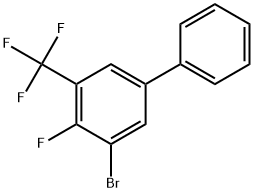 3-Bromo-4-fluoro-5-(trifluoromethyl)-1,1'-biphenyl Structure