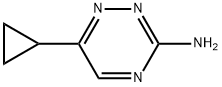 6-Cyclopropyl-1,2,4-triazin-3-amine Structure