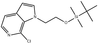 7-Chloro-1-2-(1,1-dimethylethyl)dimethylsilyloxyethyl-1H-pyrrolo2,3-cpyridine Structure