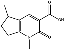 1,5-Dimethyl-2-oxo-2,5,6,7-tetrahydro-1H-cyclopenta[b]pyridine-3-carboxylic acid Structure