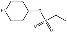 Ethanesulfonic acid, 4-piperidinyl ester Structure