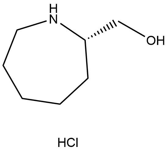 [(2S)-azepan-2-yl]methanol hydrochloride Structure