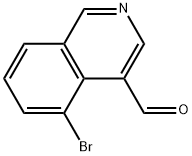 5-Bromoisoquinoline-4-carbaldehyde Structure