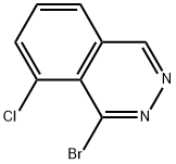 1-Bromo-8-chlorophthalazine 구조식 이미지