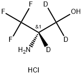 (S)-2-Amino-3,3,3-trifluoropropan-1-ol-d3 (hydrochloride) Structure