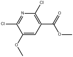 methyl 2,6-dichloro-5-methoxynicotinate Structure